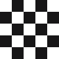 An image of a black-and-white grid, a chessboard